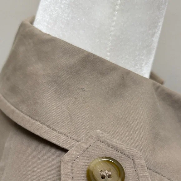 BURBERRYS Vintage Classic Tan Trench Coat- 8 Long - Picture 13 of 17